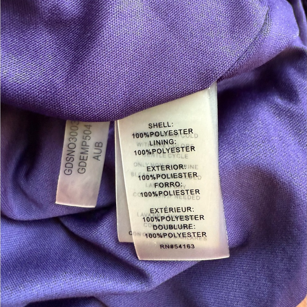 Women’s Guess Purple Sleeveless Bodycon Dress - Picture 5 of 9